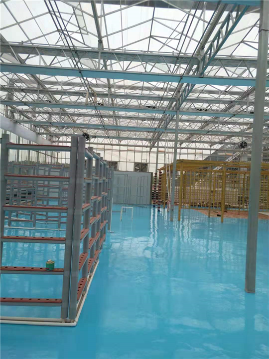 株洲市轨道智谷环氧自平流地坪