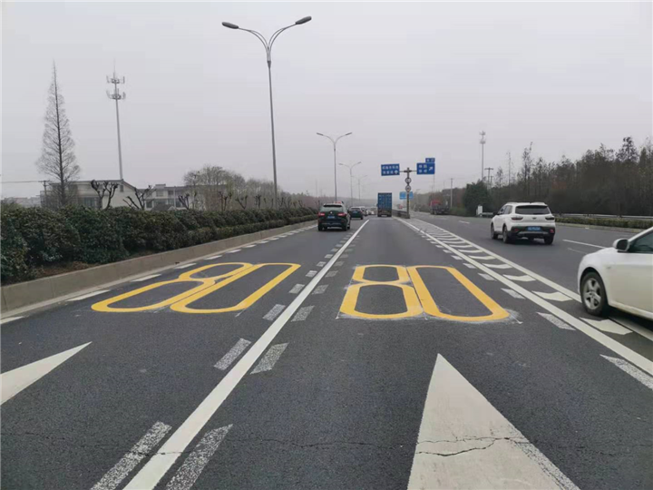常熟道路划线