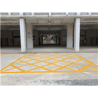 广东小区厂区网格划线
