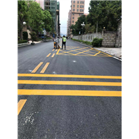 广东路边停车位划线