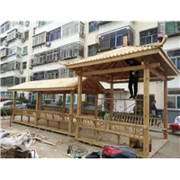 海南防腐木凉亭