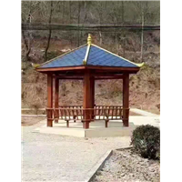海口防腐木凉亭
