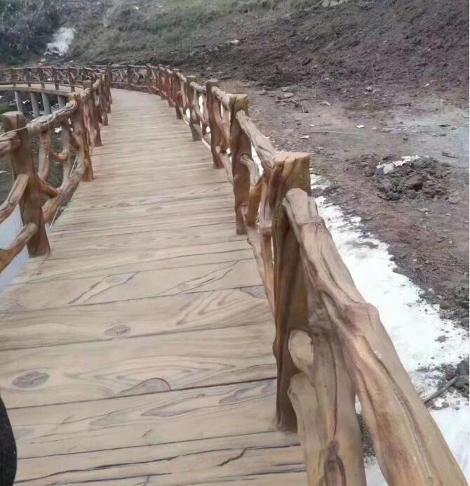 涟源仿木栏杆h永顺水泥栏杆h保靖塑石假山