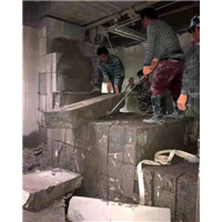 地铁挡土墙切割