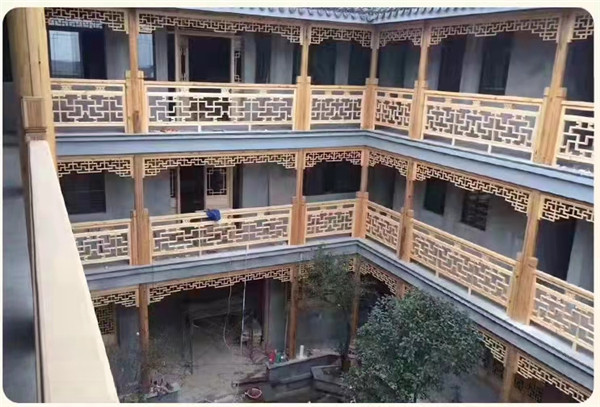 温州防腐木护栏