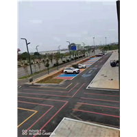 南京道路划线