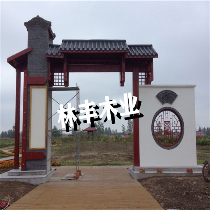 泰州防腐木门头