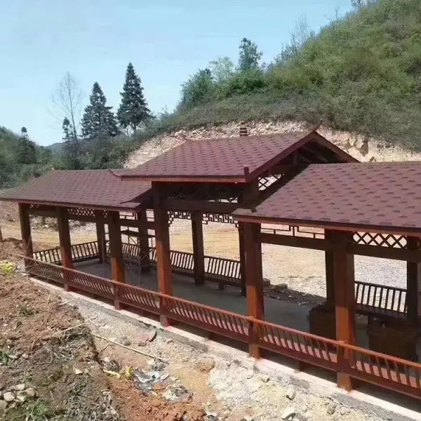 温州防腐木长廊厂家
