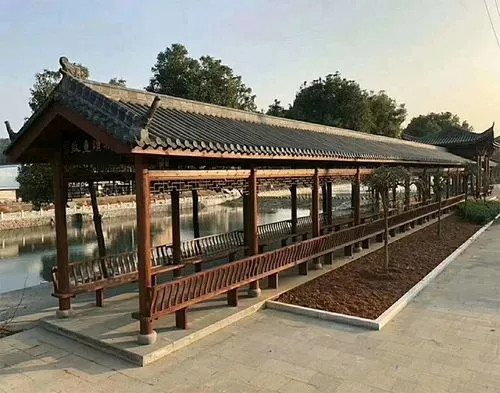 温州防腐木长廊设计