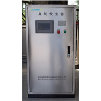 PLC触摸屏控制立式水冷臭氧发生器
