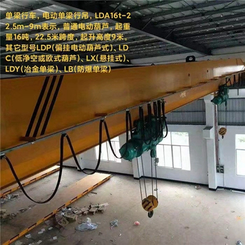 广东广州单梁起重机厂家定制销售
