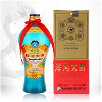 西安烟酒回收38度洋河大曲老天蓝白酒
