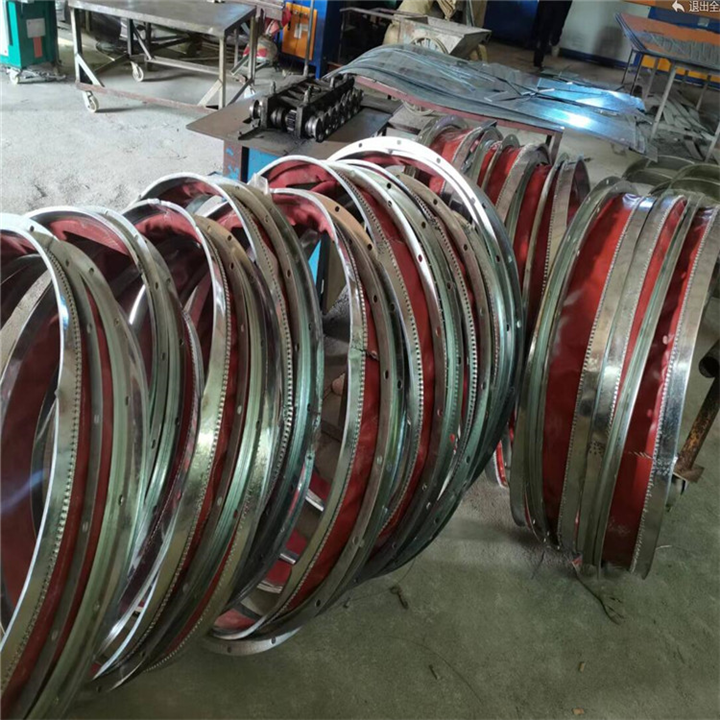 成品防震软接含法兰 珠海金湾风管加工防震软接