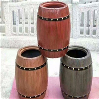 泉州水泥垃圾桶定做树桩样式环保好看