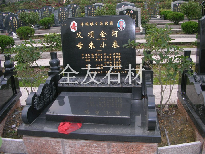 中国黑墓碑|山西黑花岗岩|俄罗斯黑墓碑 