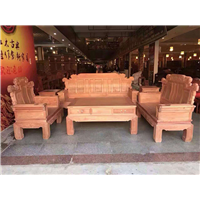 如意宝座沙发六件套123座（材质**花梨、刺猬紫檀） 