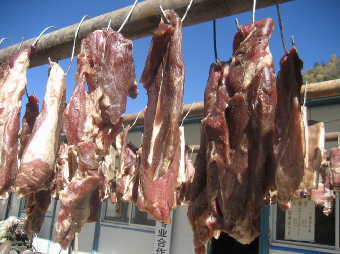 半野血藏猪风干肉--藏猪腊肉批发