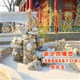 新疆室外假山喷泉-新疆绿化室内假山工程 