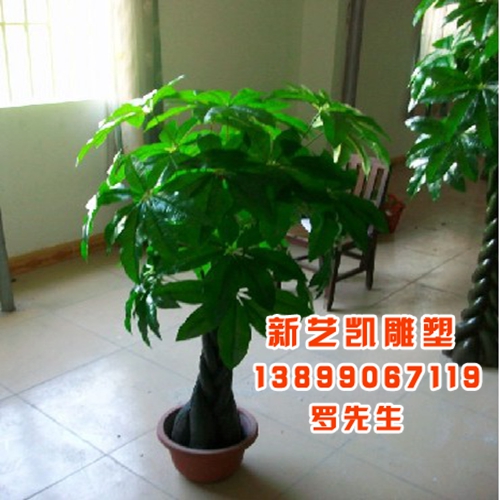 出售新疆仿真发财树-新疆仿真植物出售 