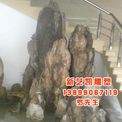 新疆定做喷泉假山|库尔勒喷泉假山制作 