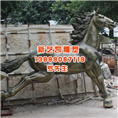 库尔勒奔马雕塑，库尔勒铜马雕塑 