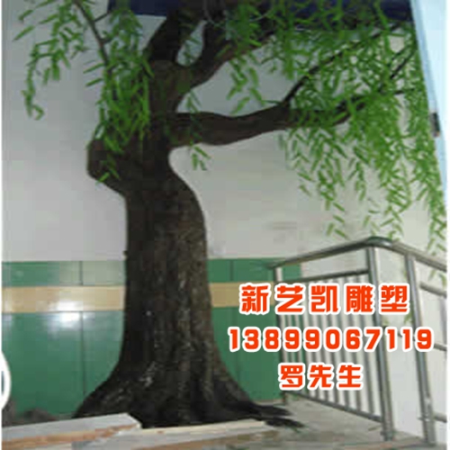 新疆仿真植物批发、新疆仿真柳树 