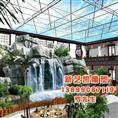 新疆室外假山喷泉-新疆绿化室内假山工程 