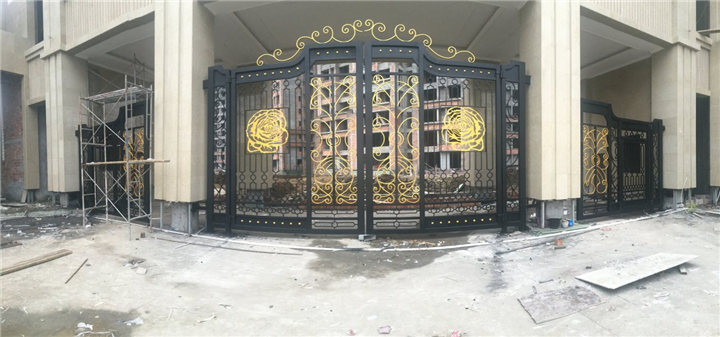 乐山 铂金汇大门全照