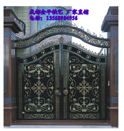 四川成都铁艺门制作 
