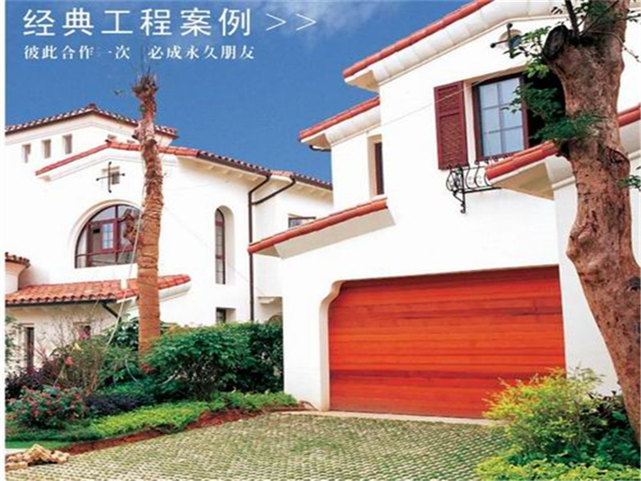 禅城石湾附近实木车库门定制厂家 铜质铝制 免费安装