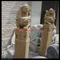 仿古石雕拴马桩 大理石拴马桩 仿古拴马石 石雕拴马柱 仿古石雕拴马柱定做 