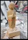 青石站佛仿古 小和尚雕刻 石雕佛像 古代石佛雕刻 石佛定做 石头佛站佛 