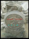 金蟾门墩仿古 石雕门墩 石雕金蟾门鼓石 金蟾仿古门墩 石雕仿古石墩 