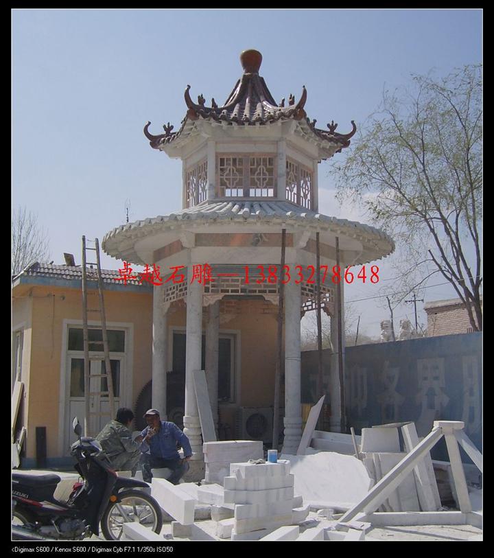 双层凉亭 石雕凉亭 大理石凉亭加工 双层石雕凉亭 石头凉亭定做加工厂
