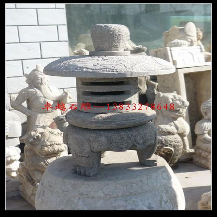青石灯笼 石头灯笼 中式石雕灯笼 石灯仿古 大理石灯笼加工定做