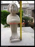 石雕小侍女 石头侍女雕刻 仿古石雕侍女 石雕人物仿古 仿古石雕定做侍女 