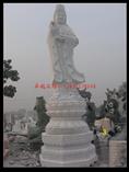 汉白玉大型佛像加工 石雕石佛 石头佛像 宗教雕刻加工 石佛加工 