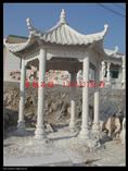 汉白玉凉亭加工 石头凉亭加工厂 大理石雕刻加工 天然汉白玉凉亭 