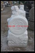 汉白玉门墩 大理石仿古门墩 石头门墩 古代狮子墩 仿古狮子墩石墩 