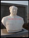 汉白玉**胸像 石雕伟人像 汉白玉**像摆件 汉白玉**胸像雕刻 