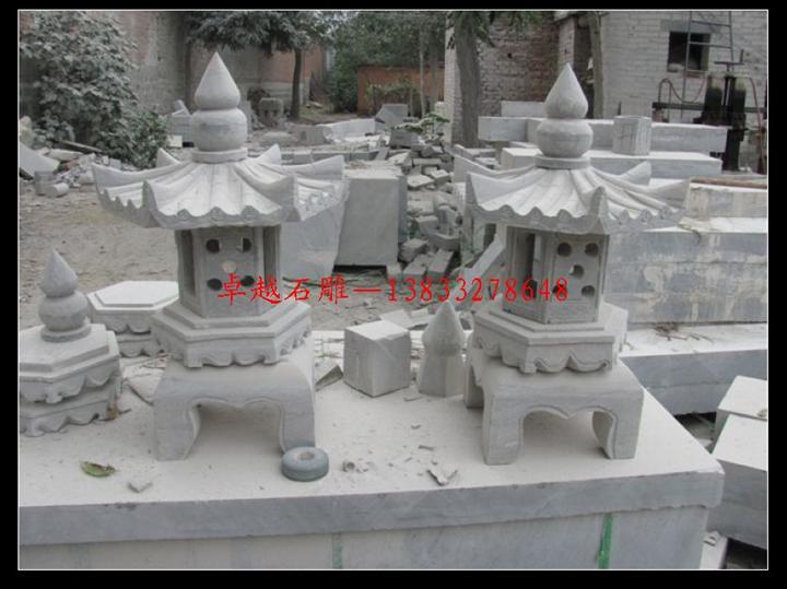 中式庭院雕刻灯笼 仿古雕刻灯笼 日式石灯加工厂 青石灯笼可按灯