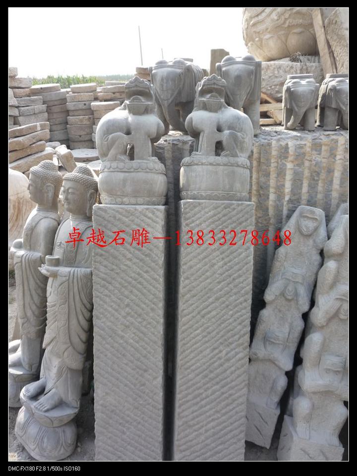 石头拴马柱 仿古雕刻拴马桩 大理石拴马桩  仿古雕刻拴马桩 石头拴马石 