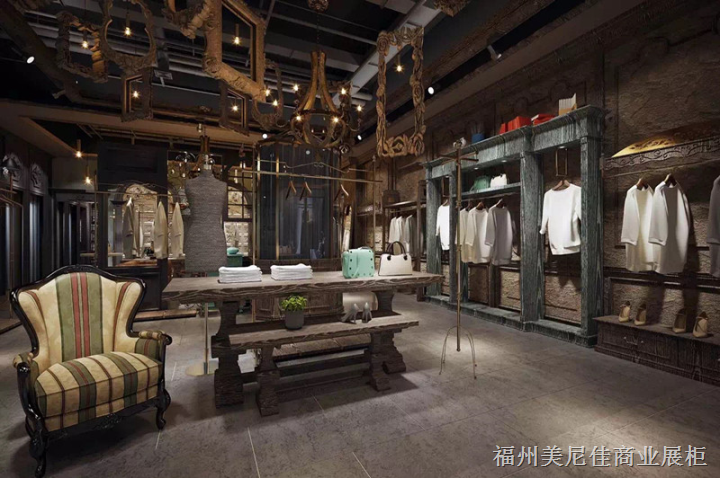 02“美尼佳”福建**服装展柜厂家、烤漆 