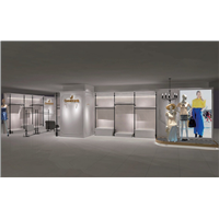 07福州服装展柜厂家、烤漆 