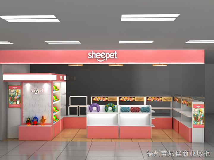 03“美尼佳”福建**婴儿用品展柜厂家、烤漆 