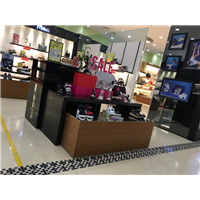01“美尼佳”福建**鞋业展柜厂家、烤漆 