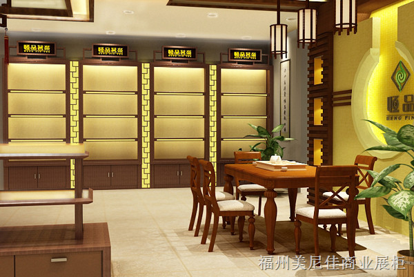 02“美尼佳”福建**茶叶展柜厂家、烤漆 