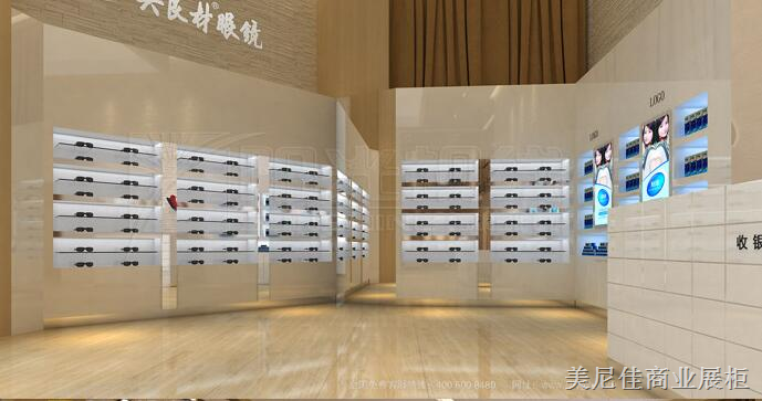 11“美尼佳”福建**眼镜展柜厂家、烤漆 