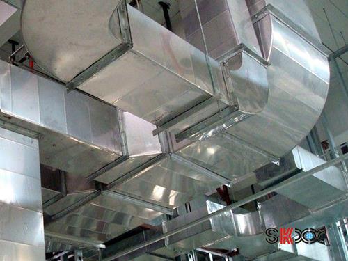 番禺市桥共板法兰风管加工，通风工程 