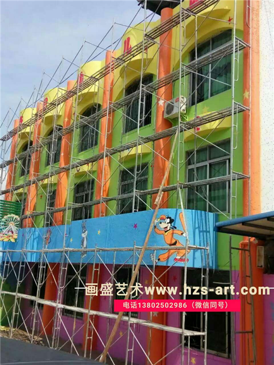 幼儿园学校内外墙画